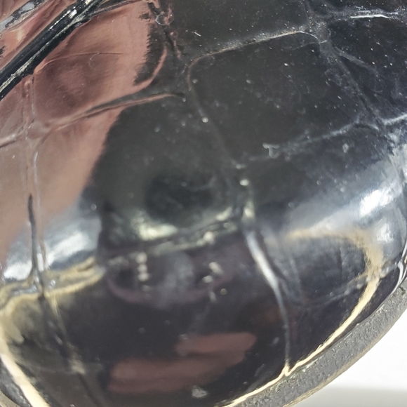 Clarks May Marigold,Black,Faux Alligator, Slip on,Mule,Loafer,Clog - Picture 11 of 11